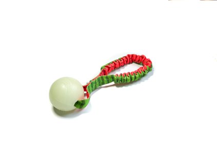 Chuckit Glow s ručkou z amortizéru meloun