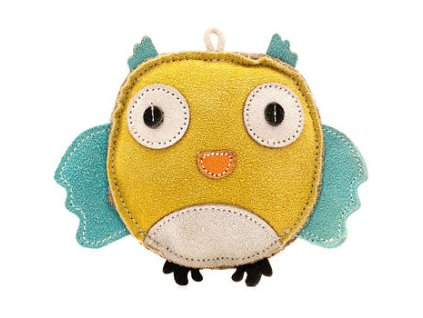 Kožená hračka Sovička