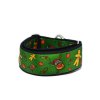 Obojek šířka 5cm - Vánoční Hoaxx - zelená
