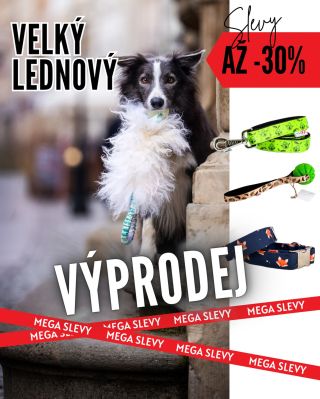 Dnes výprodej končí!🐶 ✔️ až −30 % na vybrané obojky, vodítka a hračky ✔️ při nákupu nad 1500,- máte DOPRAVU ZDARMA ✔️...