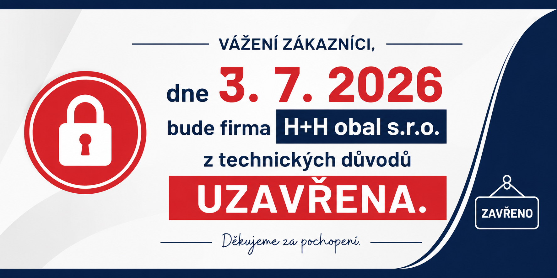 Uzavření provozovny