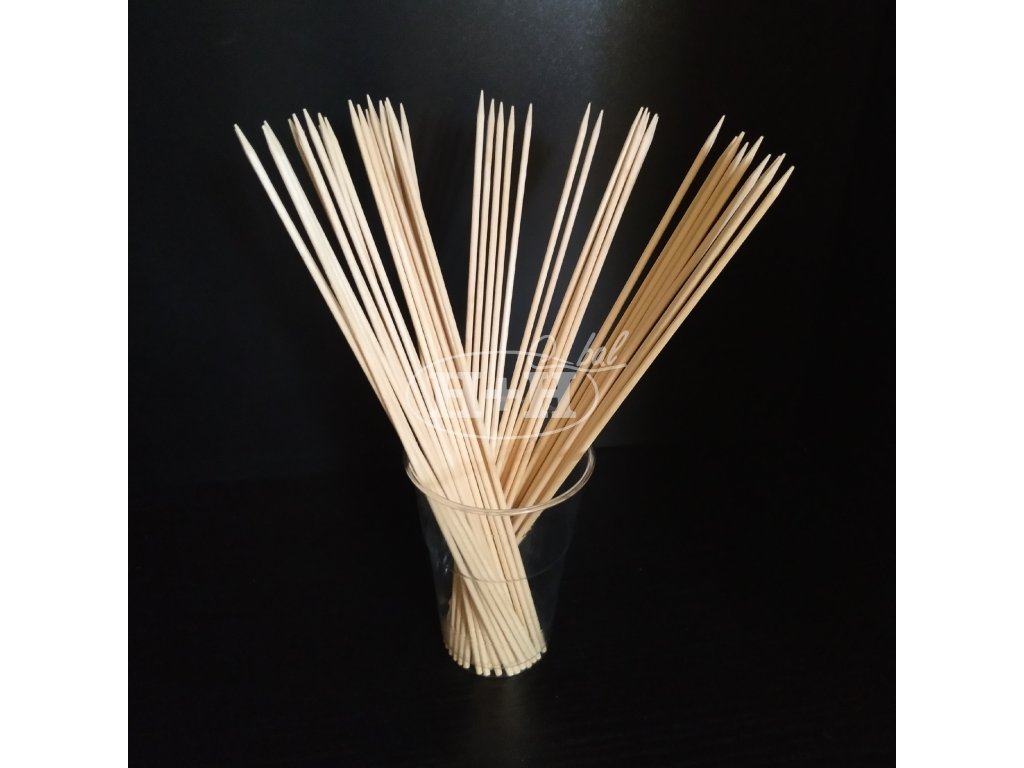 Bambusové špejle hrocené 40cm