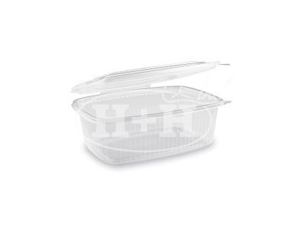 Miska (PP) s víčkem oválná průhledná 1000ml