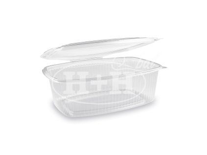 Miska (PP) s víčkem oválná průhledná 2000ml
