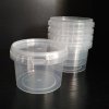 Kbelík kulatý  550ml s pojistkou + víčko transparentní