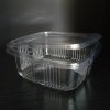 Miska hranatá průhledná s víčkem 500 ml PET
