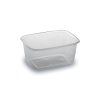 Miska 250ml (PP) hranatá průhledná 108 x 81 mm