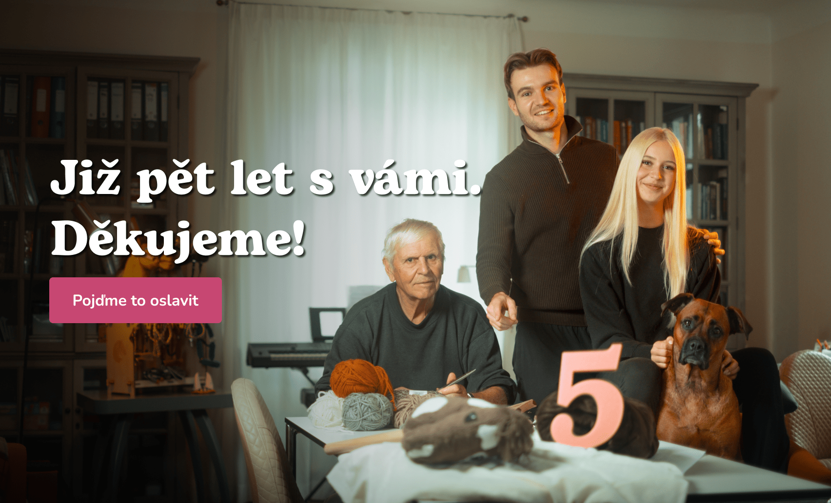 LarDen: 5 let s vámi - hobby horse, koník na tyči, kůň na tyči