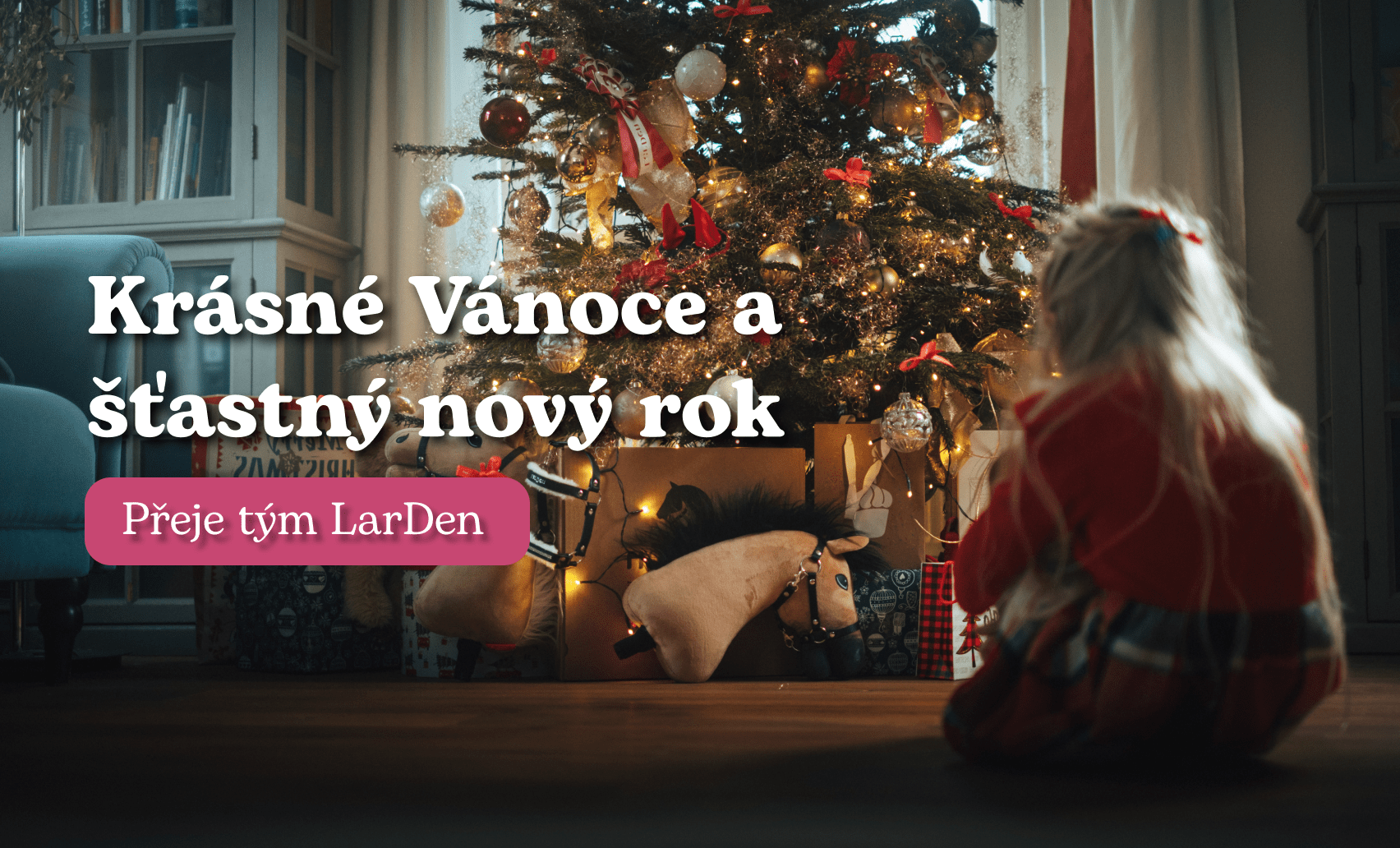 Vánoce 2025 - hobby horse, koník na tyči, kůň na tyči