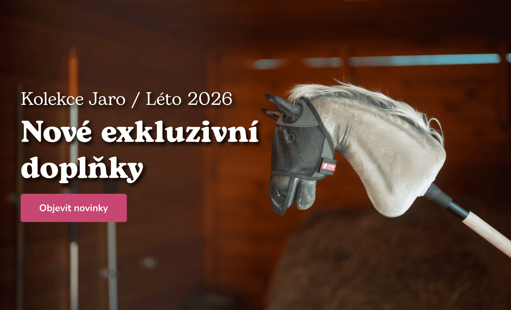 LarDen Kolekce Jaro/Léto 2026 - hobby horse, koník na tyči, kůň na tyči