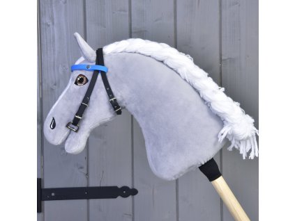 Hobby Horse Uzdečka s čelenkou bez nánosníku modrá (vel. S)DAK0908 min