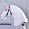 Hobby Horse Uzdečka bez nánosníku růžová se 2 čelenkami (vel. M)