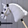 Hobby Horse Zlatá ohlávka z koženky s černým beránkem (vel. M)