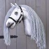 Hobby Horse Silver s černou ohlávkou