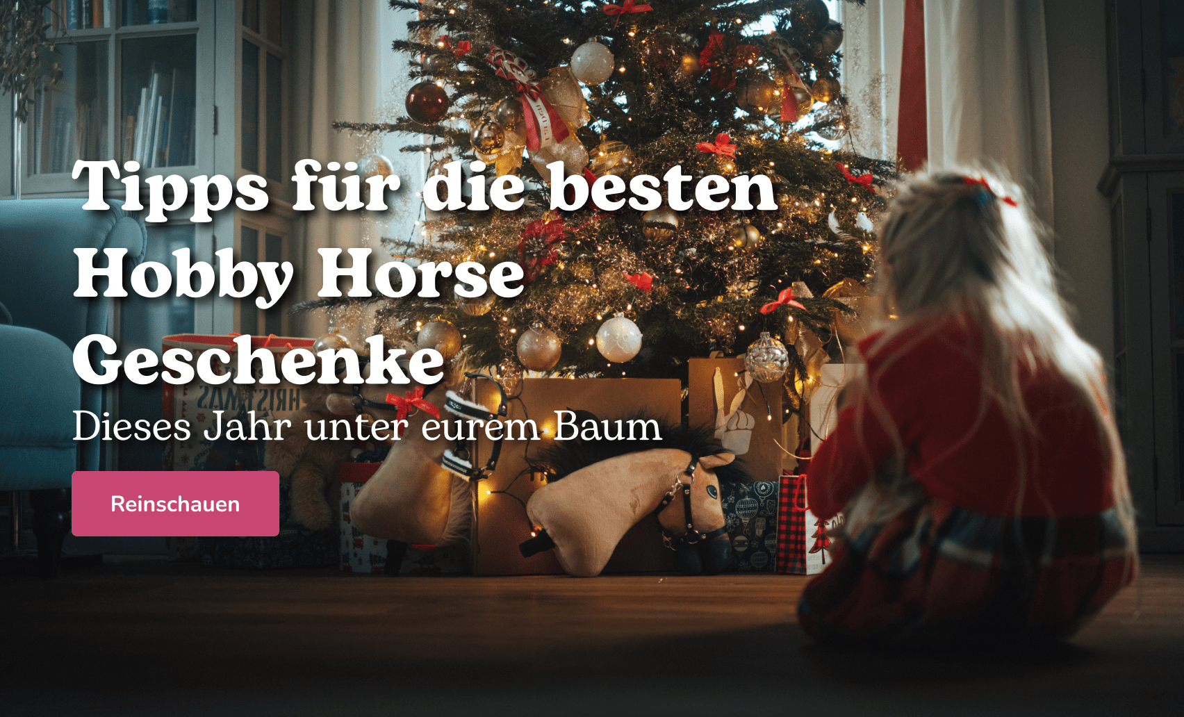 Weihnachtliche Geschenkideen 2025 - Hobby Horse, Steckenpferd, Pferd am Stock