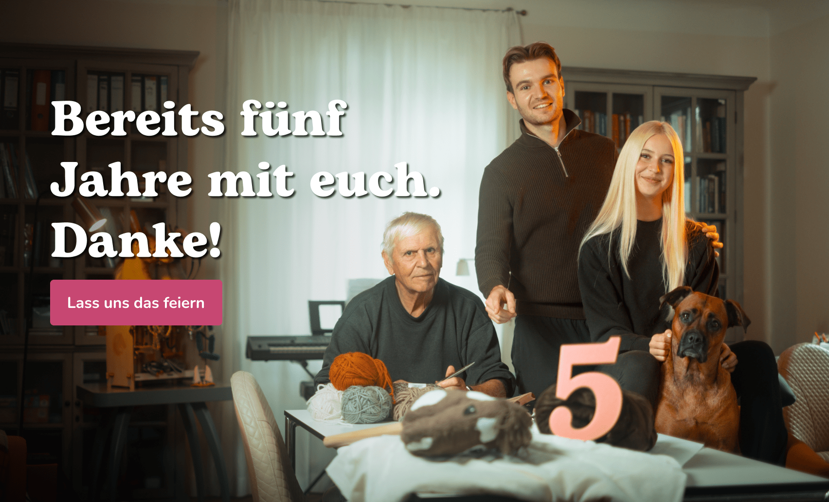 LarDen: 5 Jahre mit euch - Hobby Horse, Steckenpferd, Pferd am Stock