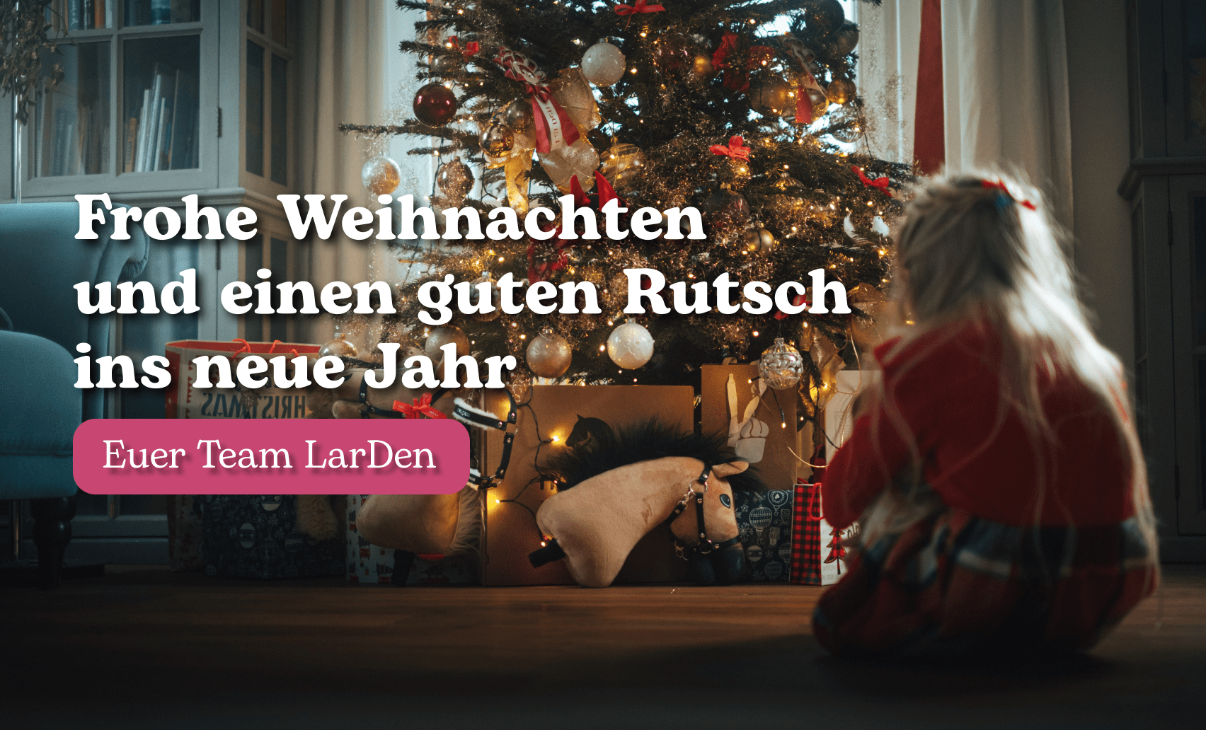 Weihnachten 2025 - Hobby Horse, Steckenpferd, Pferd am Stock