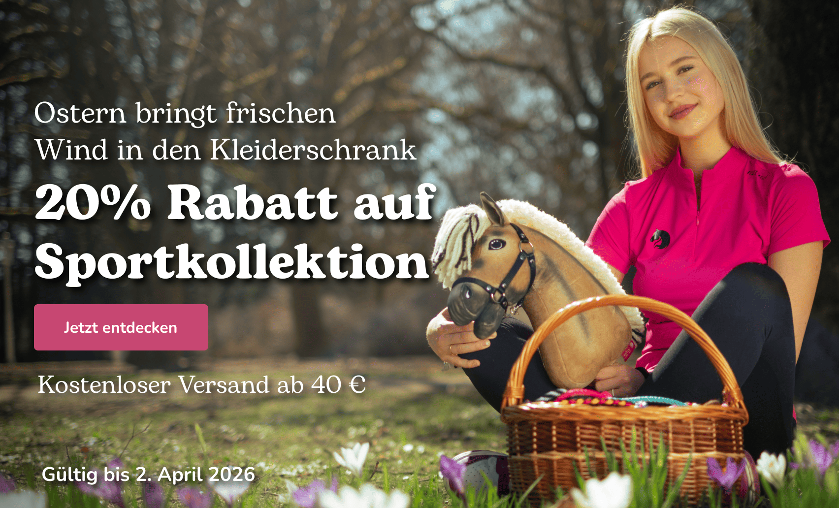 Ostern 2026 - Hobby Horse, Steckenpferd, Pferd am Stock