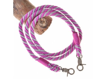 Hobby Horse -Zügel Streifen rosa