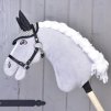 Hobby Horse Ohrenkappe Englischer schwarz Karostoff doppelseitig (Gr. S)