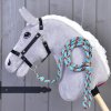 Horse on a Stick - Braided Leash turquoise