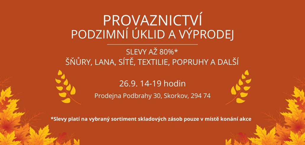 Podzimní výprodej