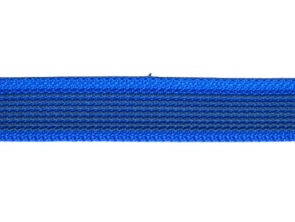 Popruh s vetkanou gumou 20mm modrý