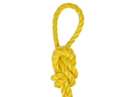 PP lano žluté stáčené 16mm