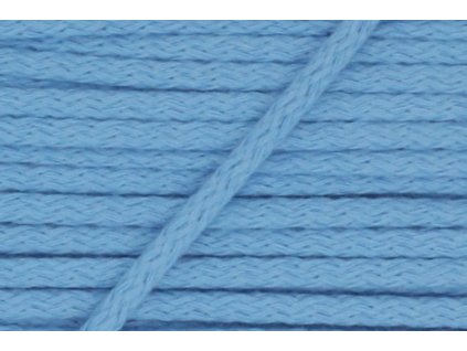 2936 bavlnena snura 4mm svetle modra karta 50m