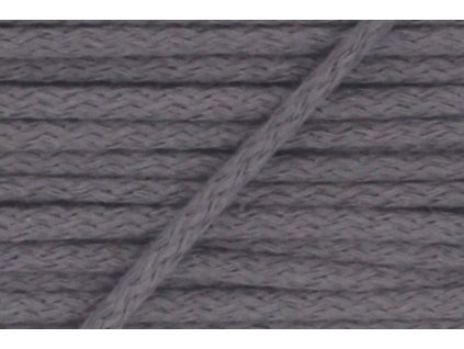 2969 bavlnena snura 4mm tmave seda karta 50m