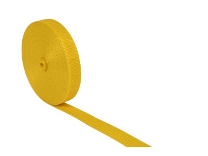 Popruh 20mm žlutý 1