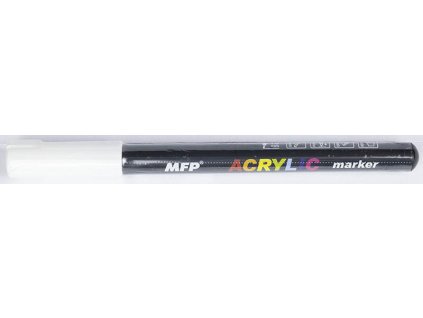 Akrilátový popisovač bílý
