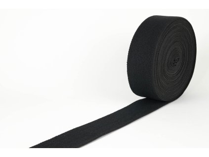 Bavlněný popruh černý stěhovací 60mm