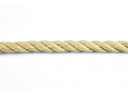 Lano PPV 12mm stáčené béžová