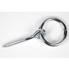 Hák oko s kroužkem a vrutem 10x95mm
