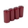 Svíčky červené 4ks 4x8cm