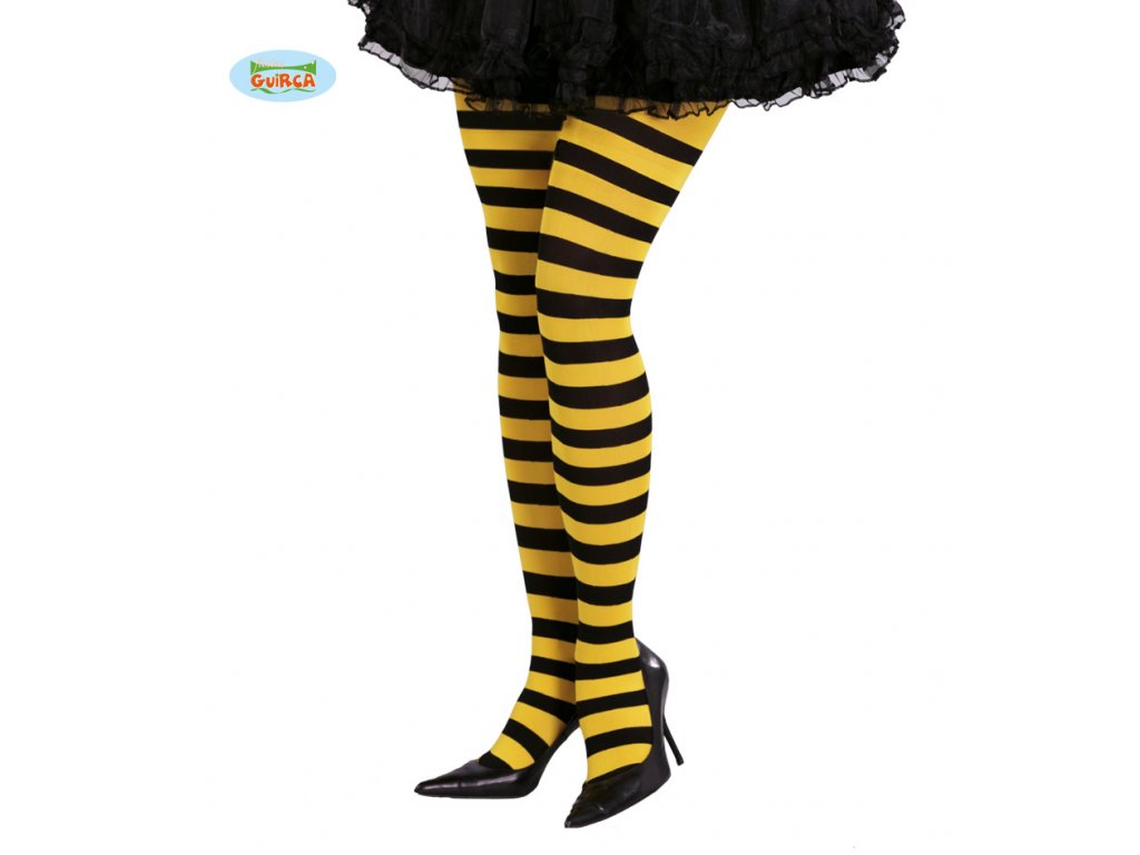 Punčocháče včelka žluto-černé dětské - Hobby - sport