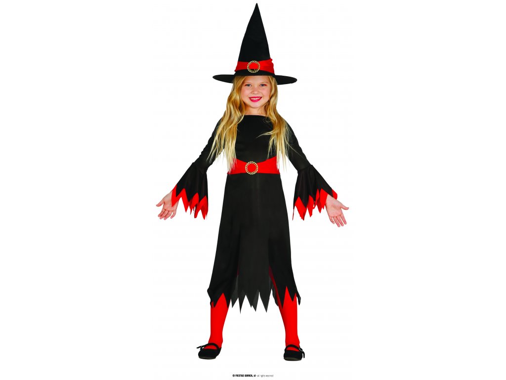 červená čarodějnice dětský kostým