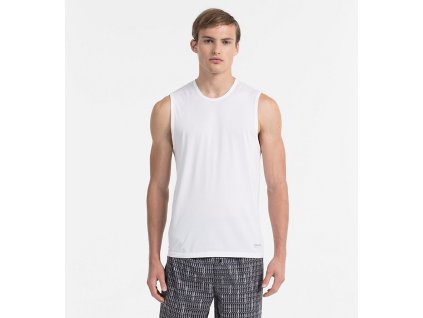 Calvin Klein Tílko Pánské Bílé + textilní rouška ke každé objednávce zdarma