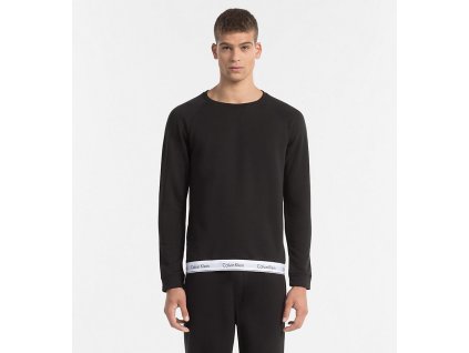 Calvin Klein Mikina Pánská Černá XL + textilní rouška ke každé objednávce zdarma