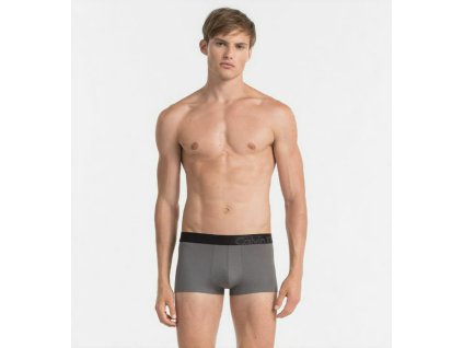 Calvin Klein Boxerky Edge Grey LR + textilní rouška ke každé objednávce zdarma