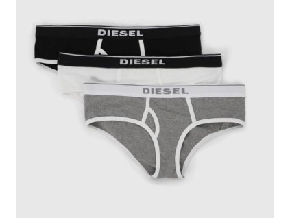 Diesel 3Pack Kalhotky Černé, Šedé A Bílé