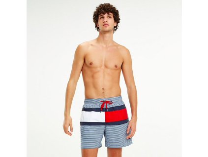 Tommy Hilfiger Plavkové Šortky Drawstring Blue L