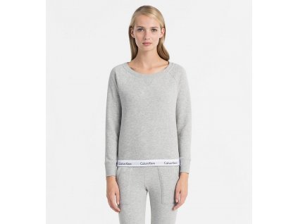 Calvin Klein Mikina Šedá + textilní rouška ke každé objednávce zdarma
