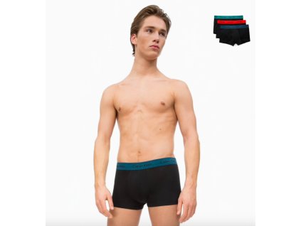 Calvin Klein 3Pack Boxerky Blue, Red, Raleigh LR XL