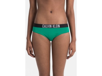 Calvin Klein Plavky Classic Bikini Zelené Spodní Díl S