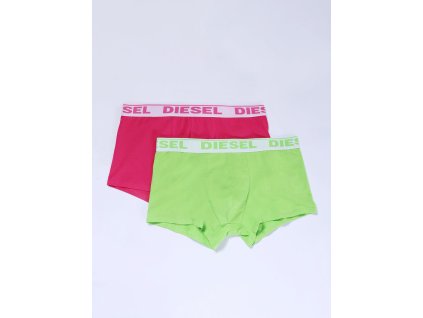 Diesel 2Pack Boxerky Růžové A Zelené + textilní rouška ke každé objednávce zdarma