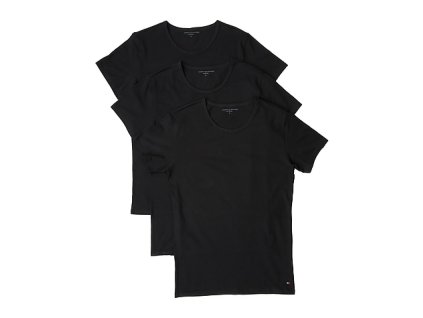 Tommy Hilfiger 3Pack Pánská Trička Černá XXL