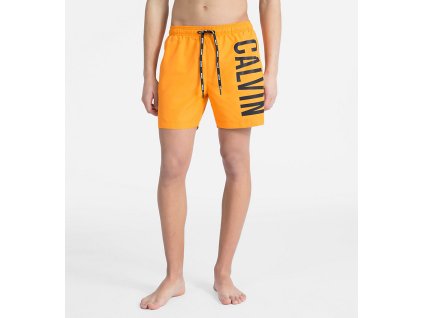Calvin Klein Plavkové Šortky Intense Power Orange M