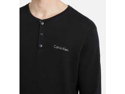 Calvin Klein Pánský Svetr Heritage Black + textilní rouška ke každé objednávce zdarma